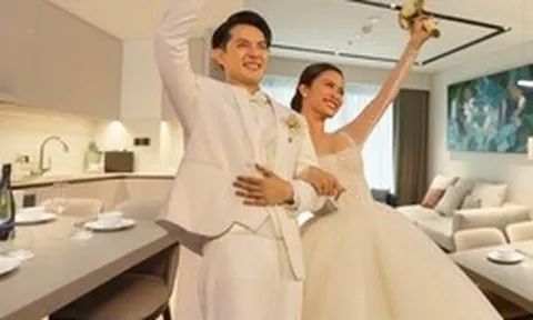 Thiếu gia tập đoàn nhựa cưới vợ mỹ nhân showbiz: Chuyện tình ngỡ như cổ tích, tổ ấm bạc tỷ khiến ai cũng trầm trồ