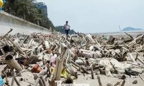 Cảnh tượng kinh hoàng ở bãi biển Hải Tiến