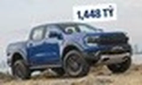 Ford Ranger Raptor xăng chốt giá 1,448 tỷ đồng tại Việt Nam: Thêm 149 triệu lấy máy mới gần 400hp, tiện nghi cao cấp hơn bản máy dầu