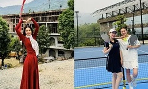 Cận cảnh biệt phủ 10.000m2 có cả biệt thự 10 phòng ngủ lẫn sân pickleball của nữ NSND 44 tuổi