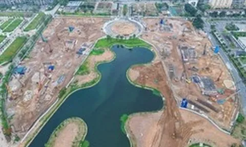 Noble West Lake Ha Noi: 12 tòa tháp 40 tầng thi công xuyên đêm, "đại công trường" lớn bậc nhất Tây Hồ Tây lộ diện