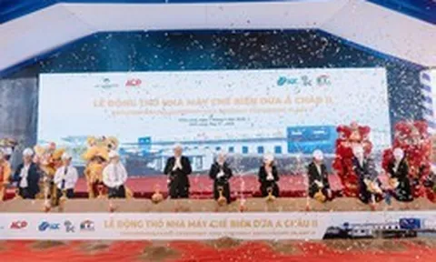 Tập đoàn Nguyên Liệu Á Châu AIG động thổ nhà máy chế biến dừa công nghệ hàng đầu thế giới