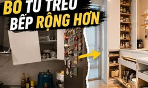 Không còn đóng kín cả bức tường bằng tủ treo: Đây mới là kiểu bếp nhiều gia đình muốn làm lại nhất hiện nay
