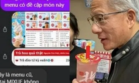 Dù siêu hot ở nước mẹ nhưng rất tiếc bạn không thể “cheap moment” trà đào cùng Tổng tài Jensen Huang ở Việt Nam