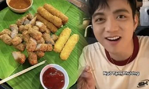 Quán nem chua rán không tẩm bột, nằm tít trong ngõ nhỏ khiến sao nam hạng A tự nguyện PR miễn phí