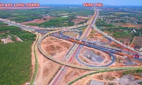 Chỉ vài ngày nữa, "siêu nút giao" đa tầng phức tạp kết nối 2 cao tốc hơn 57.000 tỷ với sân bay Long Thành sẽ được thông xe toàn bộ