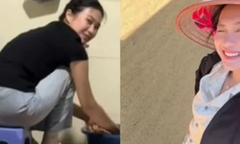 Điều ít ai biết về Doãn Hải My khi về quê làm dâu nhà Văn Hậu: Rửa bát ngày cỗ đến phơi thóc ngày mùa
