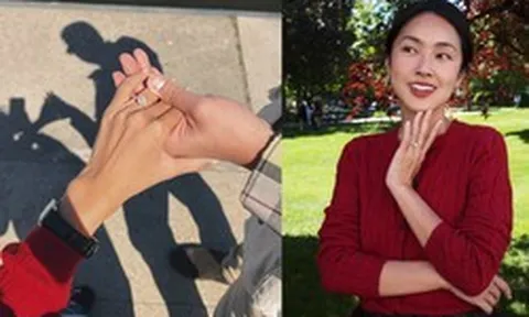 Nữ MC nổi tiếng báo tin vui sau mối tình nhiều tổn thương, danh tính vị hôn phu vẫn là ẩn số