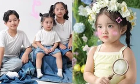 3 nhóc tỳ nhà Khánh Thi - Phan Hiển cực đáng yêu: Kubi ra dáng hot boy, Anna điệu đà, Lisa chiếm trọn "spotlight"