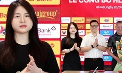 Nhan sắc ái nữ Bầu Thụy - Chủ tịch trẻ nhất V.League chiếm trọn “spotlight” trong ngày Ninh Bình bổ nhiệm HLV Chu Đình Nghiêm