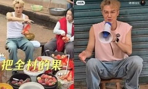 Bắt gặp 1 Anh Trai Chông Gai ngồi vỉa hè bán trái cây, diện mạo đen nhẻm hốc hác gây xôn xao