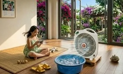 Đặt chậu nước trước quạt có làm mát phòng hơn?