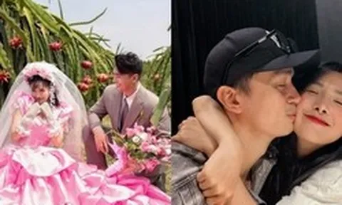 Đằng sau bộ ảnh cưới độc lạ khiến MXH rần rần: Chú rể điển trai dành cả một thập kỷ chờ cái gật đầu của "bà trùm nông sản"