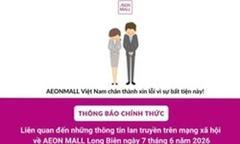 AEON MALL Long Biên lên tiếng vụ người phụ nữ tố bị quy chụp "ăn cắp đồ"