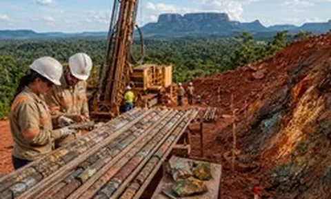 Khoan sâu xuống tầng địa chất, phát hiện thân quặng dài 90m chứa đồng, vàng và bạc: Mỏ dự kiến khai thác 24 năm, giá trị gần 2 tỷ USD