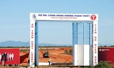 Đang huy động máy móc thi công sân bay 4.000 tỷ đồng do Sun Group đầu tư tại tại tỉnh rộng nhất Việt Nam, khu vực từng "sôi sục" vì sốt đất