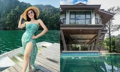 Nữ nghệ sĩ là giảng viên Học viện, được chồng xây tặng biệt phủ 25.000m2 ở Gia Lâm