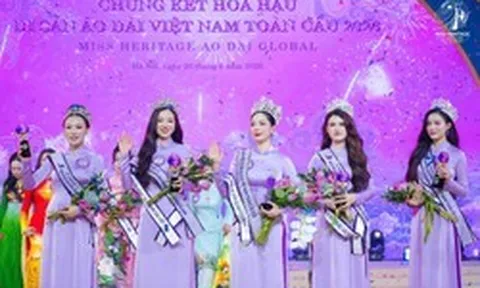 Mỹ nhân Hà Nội trả lời ứng xử bằng 3 ngôn ngữ, đăng quang Hoa hậu Di sản Áo dài Việt Nam toàn cầu 2026