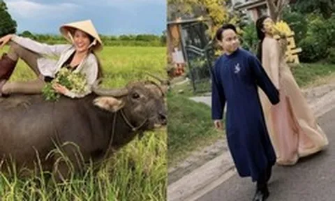 Không ai nghĩ Á hậu Vbiz này từng chăn trâu 10 năm, hiện sống trong biệt thự nhà vườn, đổi đời sau 4 lần thi nhan sắc