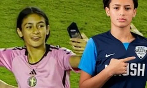 Bé gái chụp selfie với Messi vụt nổi tiếng: Gây choáng vì lột xác ở tuổi 14