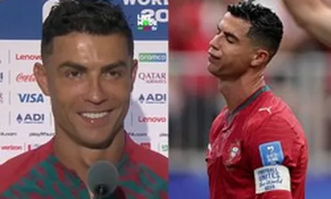 Ronaldo gặp cảnh "dở khóc dở cười", đang trả lời phỏng vấn thì nhân viên đòi tăng lương, xin thưởng xế hộp