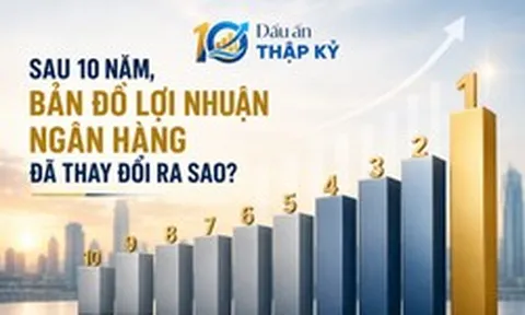 Bảng xếp hạng lợi nhuận ngân hàng sau một thập kỷ: Ngôi vương đổi chủ, một nhà băng rơi 10 bậc, HDBank và LPBank "leo rank" ấn tượng