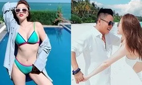 Nhan sắc nóng bỏng của "công chúa showbiz" sinh con trai cho đại gia Hà Tĩnh