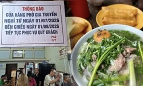 Hà Nội có quán phở năm nào cũng đều đặn đóng cửa 2 tháng để đi chơi: Khách quen nói "đó là chuyện bình thường"