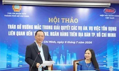 Đẩy nhanh tháo gỡ vướng mắc trong giải quyết các vụ án tín dụng, ngân hàng tồn đọng