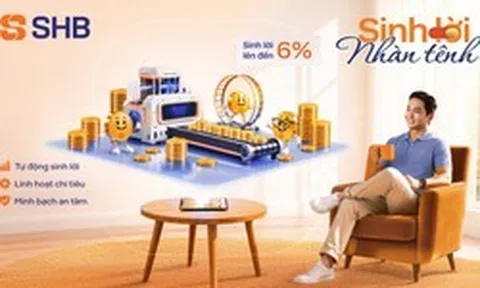 SHB SAHA ra mắt tính năng “Sinh lời nhàn tênh”: Tự động sinh lời tới 6%/năm