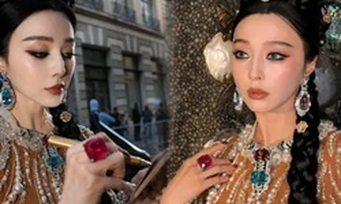Bí mật đằng sau bộ trang sức 200 carat của Phạm Băng Băng tại Paris Fashion Week