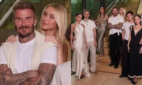 Tiểu thư Harper Beckham khoe visual ngọt ngào đón tuổi 15, đứng cạnh người cha danh thủ David Beckham vẫn chiếm trọn spotlight