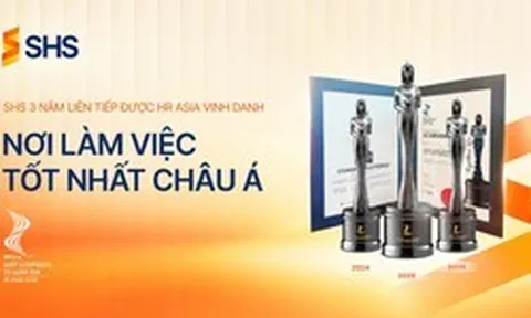 SHS ba năm liên tiếp được vinh danh “Nơi làm việc tốt nhất châu Á”