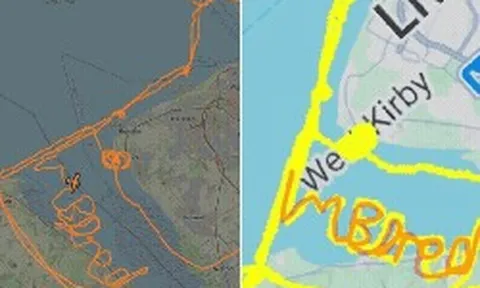 Phi công điều khiển máy bay viết dòng chữ "Tôi chán quá", hãng hàng không lập tức lên tiếng