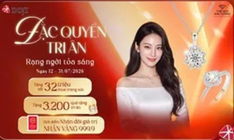 Khách hàng được tri ân tới 32 triệu khi mua sắm trang sức tại DOJI và TGKC trong tháng 7