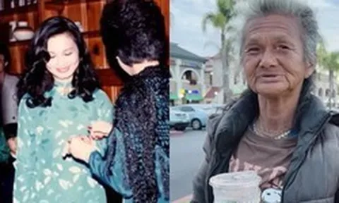 Mỹ nhân hải ngoại hóa điên, ngày càng tiều tụy, ngồi lê bên vỉa hè