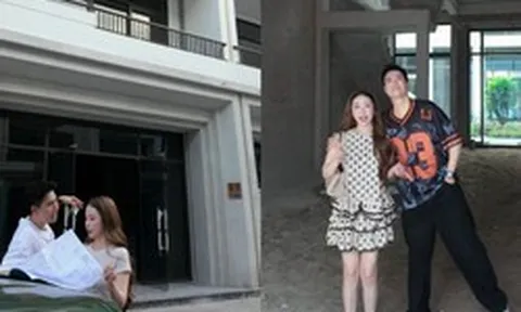 Căn biệt thự chung đầu tiên của Quỳnh Nga và Việt Anh: Thiết kế 5 tầng, có thang máy riêng