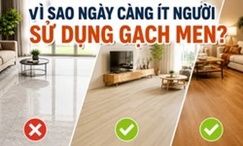 Vì sao ngày càng nhiều gia đình không còn chọn gạch men? 2 loại vật liệu lát sàn đang dần trở thành xu hướng mới