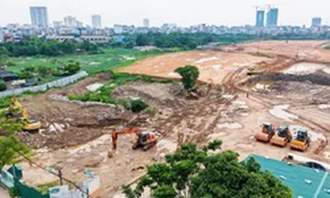 Cận cảnh khu vực xây depot rộng hơn 11 ha của tuyến metro gần 36.000 tỷ đồng ở Hà Nội
