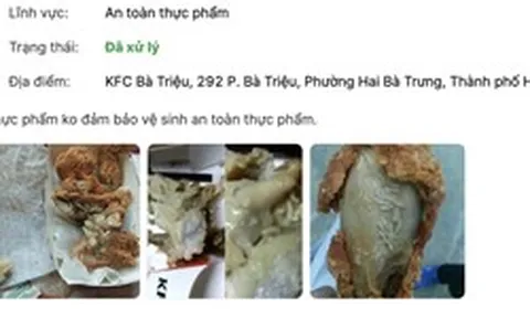 Hà Nội: KFC Bà Triệu bị phản ánh bán thực phẩm nghi không đảm bảo an toàn, UBND phường kiểm tra đột xuất