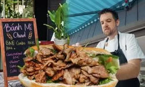 Bỏ nhà hàng ở Mỹ để về TP.HCM bán bánh mì: Ông Tây khiến khách Việt chấm 8,5, bán 2 tiếng đã hết sạch