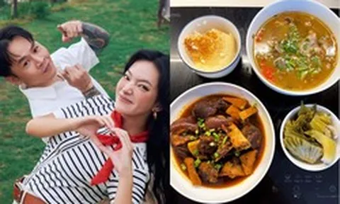 Bữa cơm nhà Châu Bùi nấu cho Binz