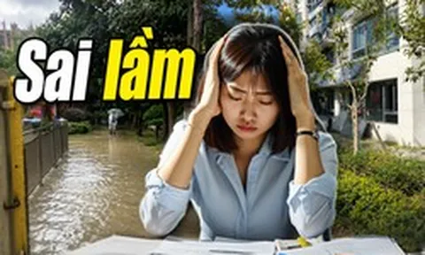 Mua căn hộ tầng một vì mê khoảng sân, sau một trận ngập mới hiểu khoản tiền tiết kiệm chẳng thấm vào đâu