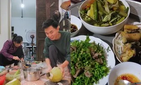 Bữa cơm nhà miền Tây mẹ nấu cho Khoai Lang Thang
