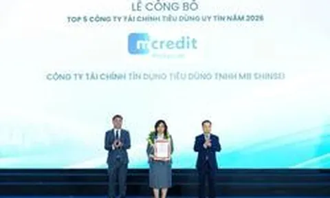 Mcredit ghi danh Top 5 Công ty tài chính tiêu dùng uy tín năm 2026