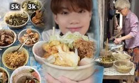 Quán “cơm đếm” gần 40 năm giữa phố Hòe Nhai: Cụ bà 82 tuổi vẫn tự đi chợ, nấu cơm mỗi ngày, bán một tô 18.000-25.000 đồng