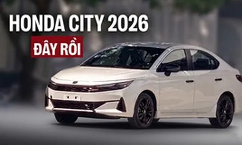 Honda City 2026 lộ diện trong nhà máy ở Việt Nam: Thiết kế mới long lanh hơn hẳn, dễ có màn lớn, phanh điện tử, cạnh tranh Vios