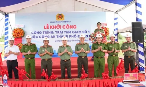 Công an Tp.Đồng Nai khởi công Trại Tạm giam 2.000 chỗ
