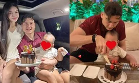 Yến Xuân đưa con trai đến khách sạn ĐT Việt Nam mừng sinh nhật Đặng Văn Lâm, nhắn nhủ 1 điều xúc động, visual xinh đẹp càng gây sốt
