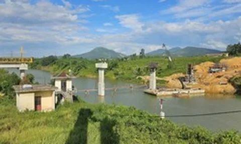 Toàn cảnh dự án cầu Bình Thành bắc qua thượng nguồn sông Hương